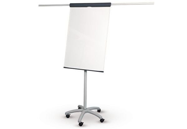 MAUL 6372682, Frittstående, 660 x 970 mm, Portrett, Plast, Stål, Grå, 5 hjul