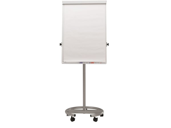 MAUL HEBEL fläppitaulu toiminnallinen, siirrettävä (B)700x(S)1000 mm korkeussäädettävä 1720 mm - 1960 mm (63750-95)