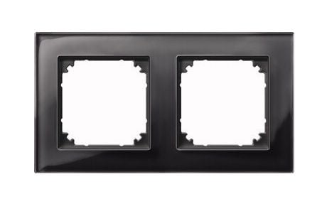 Merten 489203, Svart, Glas, Varje varumärke, 1 styck