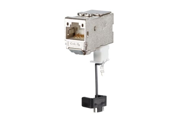 METZ CONNECT 130B12-E, Litteä, hopea, RJ-45, naarasliitin, 26/22, Cat6a