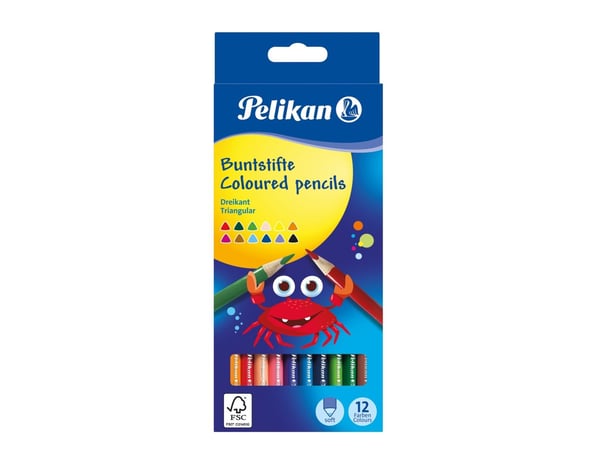 Pelikan 700115, Flerfarget, 12 stykker