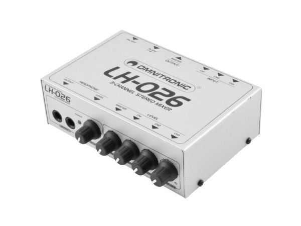 Omnitronic 10355026, 3 kanaler, Hvit