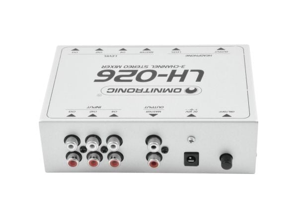 Omnitronic 10355026, 3 kanaler, Hvit