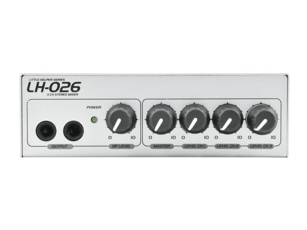 Omnitronic 10355026, 3 kanaler, Hvit
