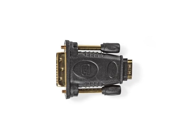 Nedis - HDMI-adapter - HDMI hunn til DVI-D hann - svart