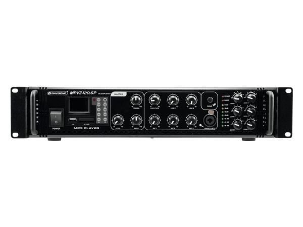 Omnitronic 80709783, 120 W, A/B, 0,5%, 85 dB, 80 - 16000 Hz, Klemmer