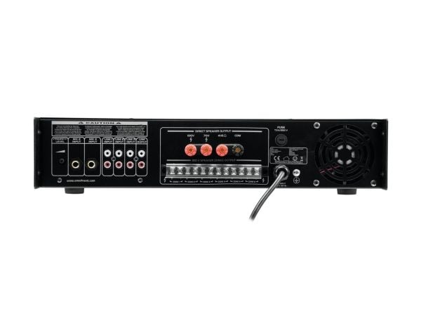 Omnitronic 80709783, 120 W, A/B, 0,5%, 85 dB, 80 - 16000 Hz, Klemmer