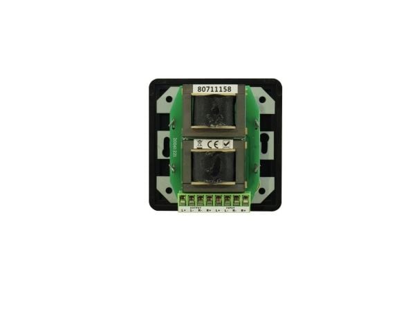 Omnitronic 80711158, Käännettävä äänenvoimakkuuden säätö, Seinään asennettava, Musta, Muovi, 50 - 18000 Hz, 4 O