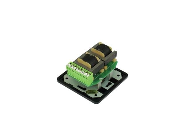 Omnitronic 80711158, Käännettävä äänenvoimakkuuden säätö, Seinään asennettava, Musta, Muovi, 50 - 18000 Hz, 4 O