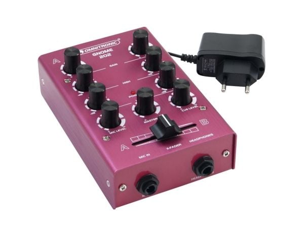 Omnitronic GNOME-202 2 kanavaa 20 - 20000 Hz Punainen (10006883)