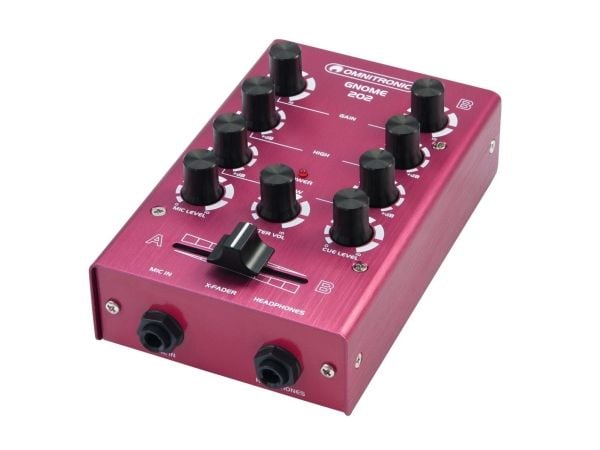 Omnitronic GNOME-202 2 kanavaa 20 - 20000 Hz Punainen (10006883)