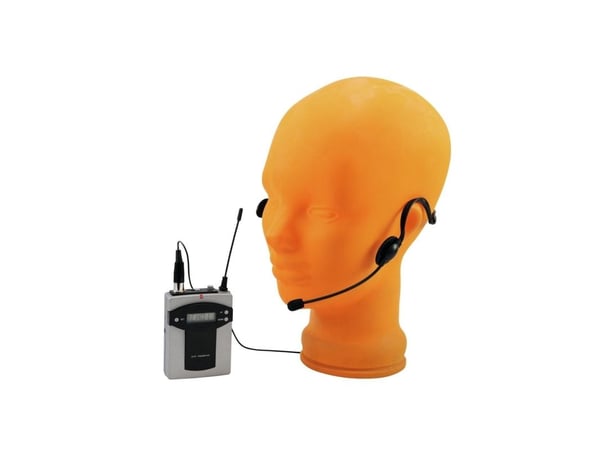 Omnitronic TM-105, Kroppspakkesender, 863 - 865 MHz, 50 - 18000 Hz, Ultra høy frekvens (UHF), 10 mW, LCD