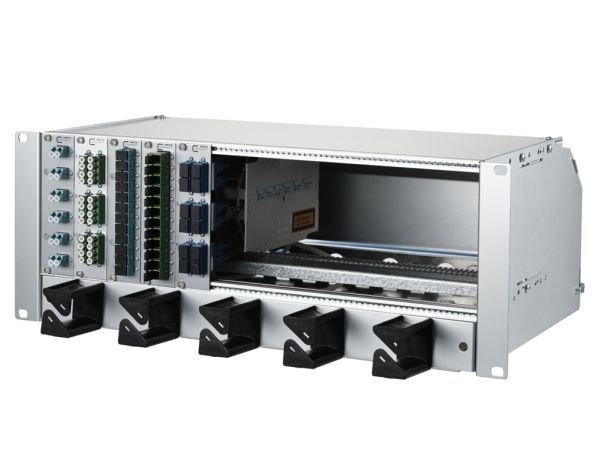 METZ CONNECT 1528SBGT19-E, Rackmontering, 3U, Metallisk, Aluminium, 482,6 mm, 293,5 mm