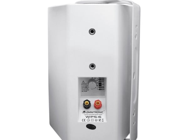 Omnitronic 80710533, 2-veis, Koblet med ledninger (ikke trådløs), 40 W, 70 - 20000 Hz, Hvit