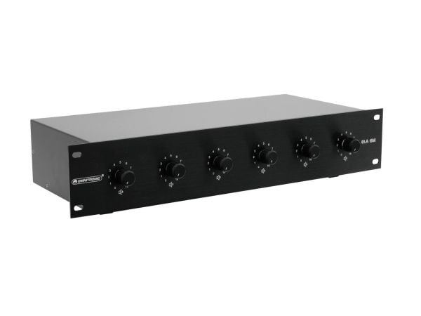 Omnitronic 80711322, Rotasjonsvolumkontroll, Frittstående, Svart, Metall, 50 - 18000 Hz, 60 W