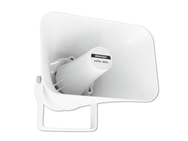 Omnitronic 80710811, Koblet med ledninger (ikke trådløs), 15 W, 400 - 5000 Hz, Hvit