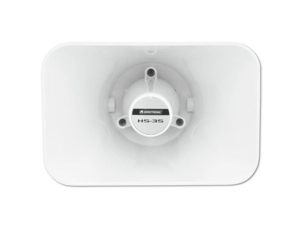 Omnitronic 80710811, Koblet med ledninger (ikke trådløs), 15 W, 400 - 5000 Hz, Hvit