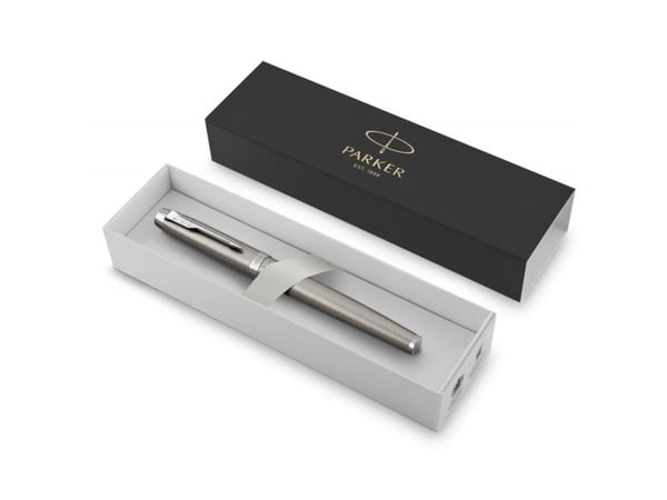 Parker 2143633, Stiftpenna, Rostfritt stål, Svart, Rostfritt stål, Lack, Fin