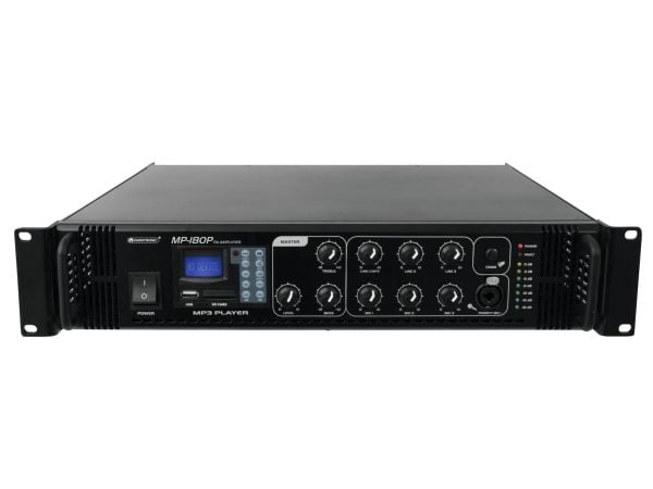Omnitronic 80709631 Ljudförstärkare Effekt/Fas Svart (80709631)