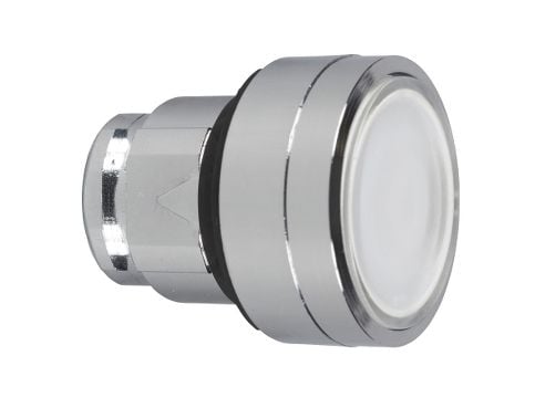 Schneider Electric ZB4, Nappi, Valkoinen, Universal LED, IP66, IK06, Luokka I