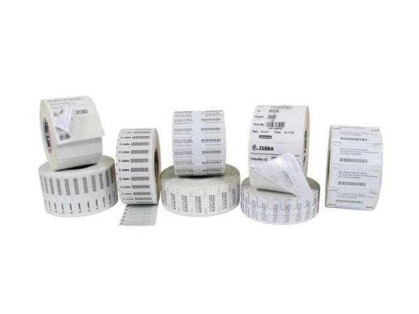 Zebra Silverline II - Polyester - Silverline Classic II hvit - 100 x 40 mm 250 etikett(er) (1 rull(er) x 250) RFID-etiketter ZipShip Sample - for Z...