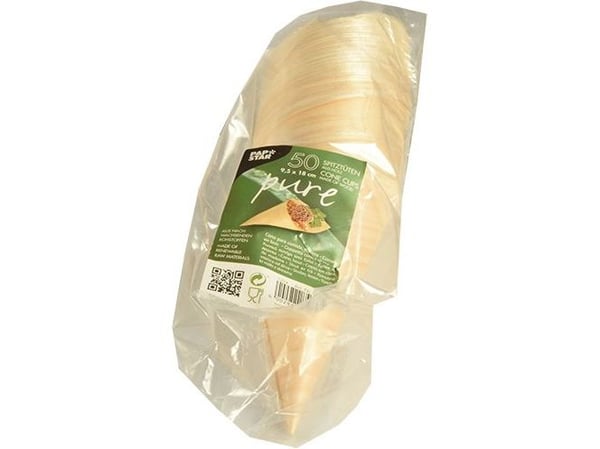 Papstar 85676, Tre, Tre, 95 mm, 95 mm, 180 mm, 50 stykker