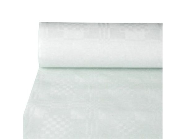 Papstar 12545, Rektangulær, Hvit, Papir, Bordduk, 80 x 5000 cm, 1 stykker