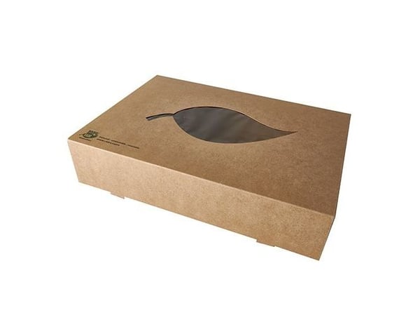 Papstar 87954, Fotoark kartong, Polylaktid (PLA), Brun, FSC, 464 mm, 313 mm, 80 mm