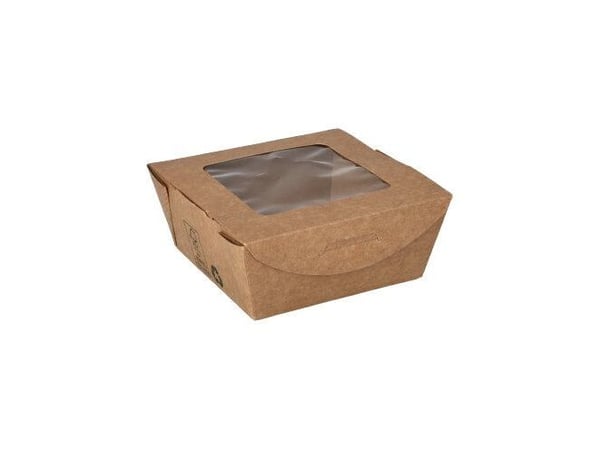 Papstar 87250, Fotoark kartong, Polylaktid (PLA), Brun, 0,35 l, FSC, 110 mm, 110 mm