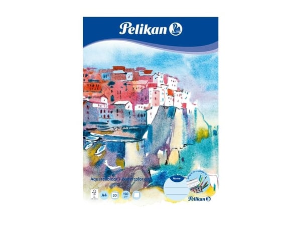 Pelikan 236812, Kunstpapirblokk, 150 g/m², 20 ark