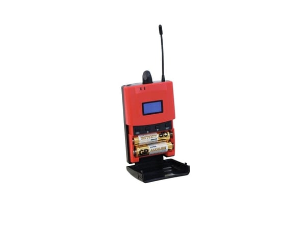 Omnitronic STR-500, Bærbar (lommemottaker), Ultra høy frekvens (UHF), Fiksert, 863 - 865 MHz, 20 - 20000 Hz, 32 O