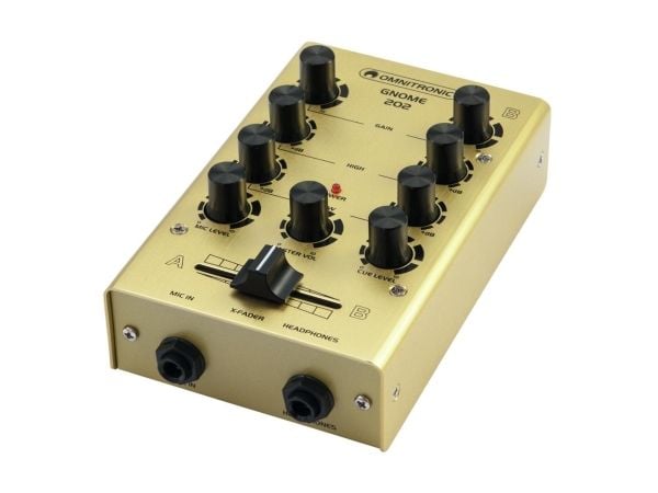 Omnitronic GNOME-202, 2 kanaler, 6 W, Gull