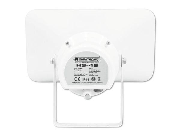 Omnitronic 80710821, Full rekkevidde, Koblet med ledninger (ikke trådløs), 30 W, 350 - 8000 Hz, Hvit