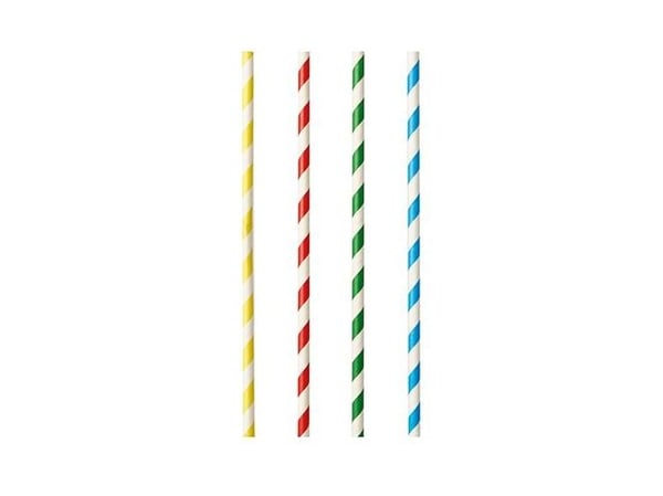 Papstar 87512, Valikoidut värit, Paperi, 21 cm, 8 mm, 100 kpl, 160 mm