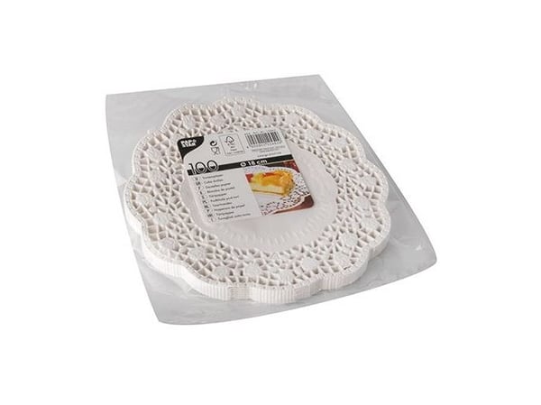 Papstar 12452, Rund, Hvit, Papir, 18 cm