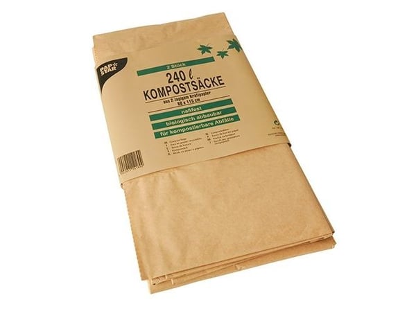 Papstar 14189, 240 l, Brun, Papir, 115 cm, 800 mm, 2 stykker