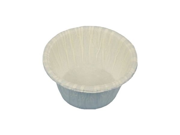 Papstar Papper Muffinsformar Vit 20s Pergament Ersättningspapper Diameter 50, Muffinsform, Rund, 35 mm