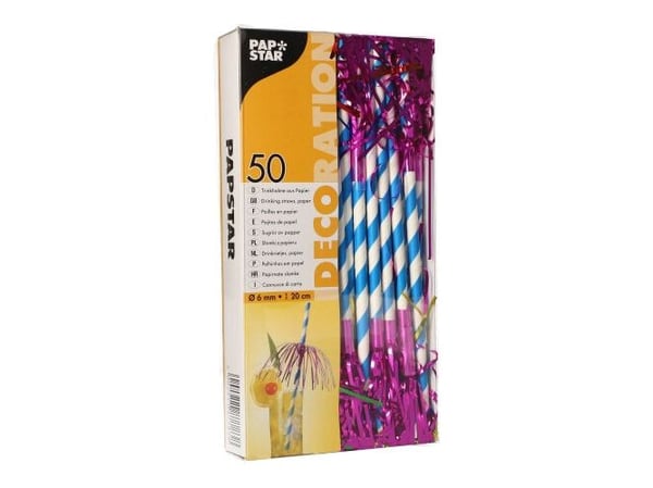 Papstar 87783, Blå, Hvit, Papir, 20 cm, 6 mm, 50 stykker, 105 mm