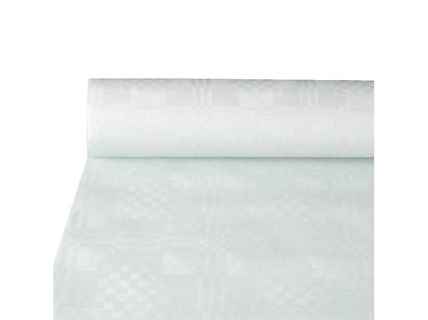 Papstar 18546, Rektangulær, Hvit, Papir, Bordduk, 120 x 1000 cm, 1 stykker Papstar 18546, Rektangulær, Hvit, Papir, Bordduk, 120 x 1000 cm, 1 stykker