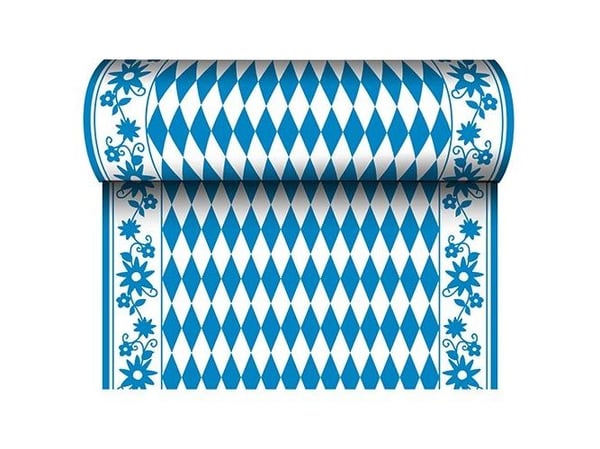 Papstar 84495, Rektangulær, Blå, Hvit, Cellulose, 400 mm, 24 m, 1 stykker
