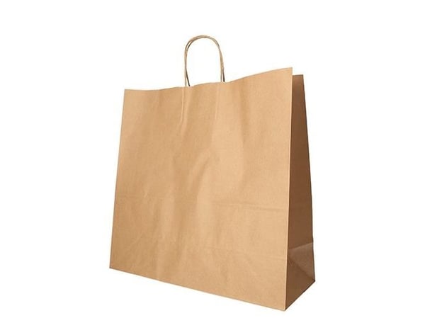 PAPSTAR paperinen kantokassi, 350 x 350 x 140 mm, ruskea, voimapaperia, 80 g/m², kantavuus: 8,5 kg, kantoköydellä - 1 kpl (88414) PAPSTAR paperinen kantokassi, 350 x 350 x 140 mm, ruskea, voimapaperia, 80 g/m², kantavuus: 8,5 kg, kantoköydellä - 1 kpl (88414)