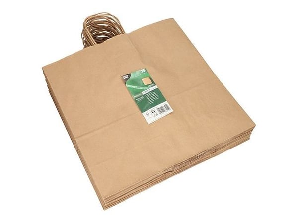 Papstar 88414, Brun, firkant, 25 stykker, 350 mm, 350 mm, 140 mm