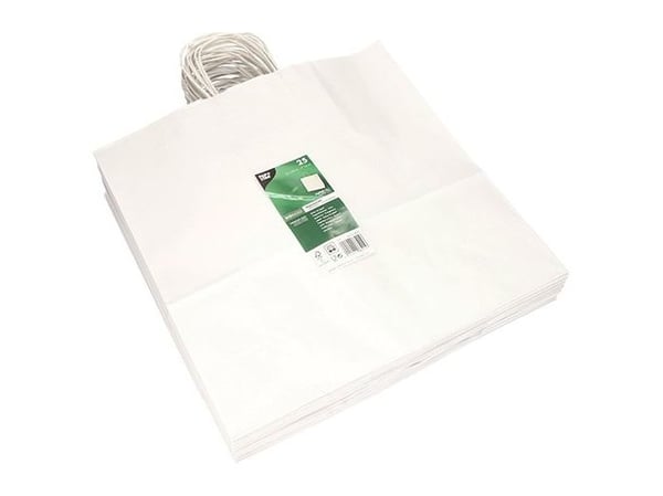 Papstar 88415, Hvit, firkant, 25 stykker, 350 mm, 350 mm, 140 mm