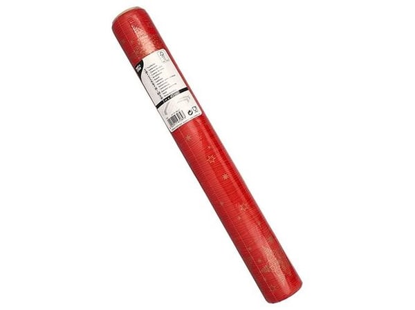 Papstar 88657, Rektangulær, Rød, Cellulose, 400 mm, 3 m, 1 stykker