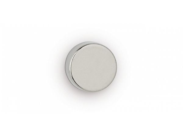 MAUL 6182096, Rund, Neodym, Sølv, Gloss, 1,2 cm, 5 mm