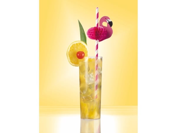 Papstar 87782, Rosa, Hvit, Papir, 20 cm, 6 mm, 50 stykker, 105 mm