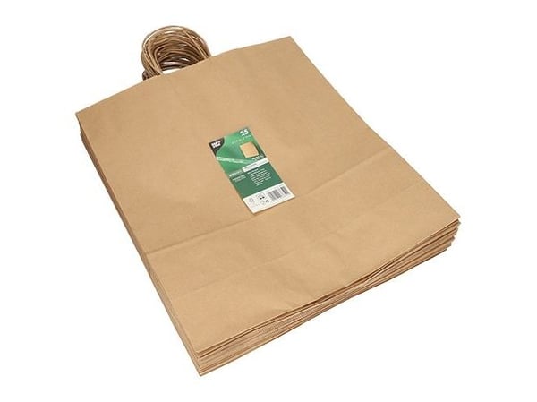 Papstar 88416, Brun, Rektangel, 25 stykker, 410 mm, 350 mm, 140 mm