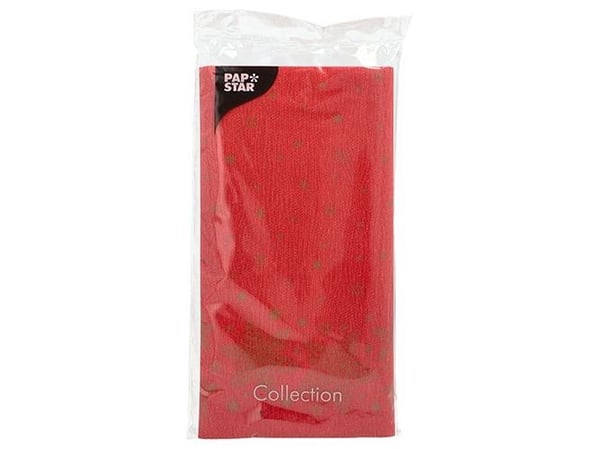Papstar 88658, Rektangulær, Rød, Cellulose, Bordduk, Christmas pattern, 180 x 120 cm