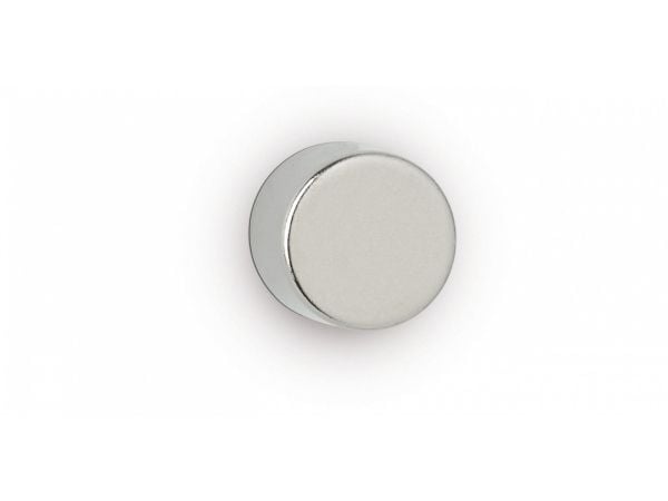 MAUL 6181496, Rund, Neodym, Sølv, Gloss, 1 cm, 10 mm MAUL 6181496, Rund, Neodym, Sølv, Gloss, 1 cm, 10 mm
