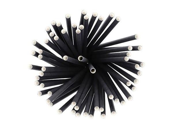 Papstar 89092, Musta, Paperi, 250 mm, 8 mm, 500 kpl